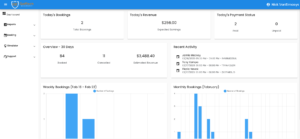 golftech simulator dashboard